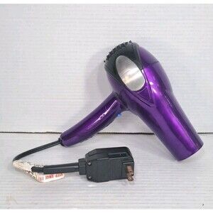 Conair Iconic Cord-Keeper Hair Dryer 1875W Retractable Cord Technology Purple